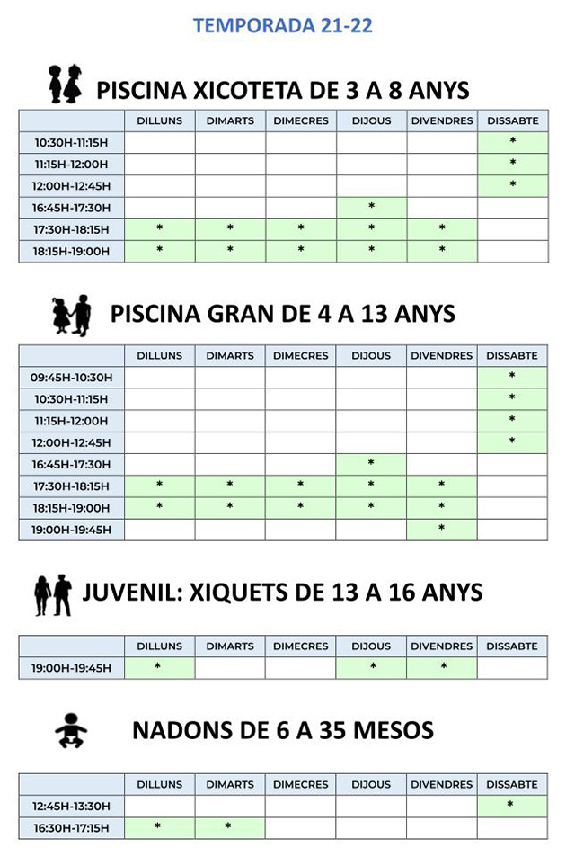 CURSETS 2122